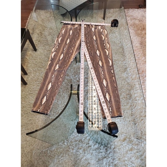 Joe's Jeans Womens Gray Snake Print Belt Loop Mid Rise Skinny Fit Pant 31 - Picture 8 of 12